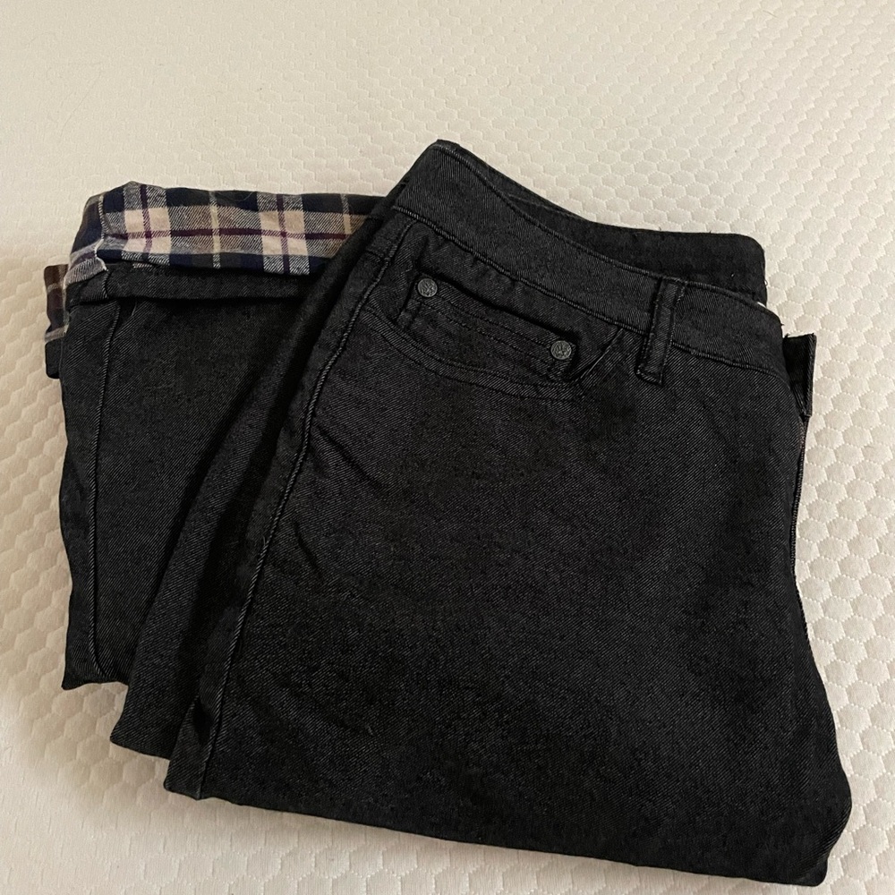 Prana Flannel lined jeans